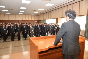 仕事始めのあいさつ